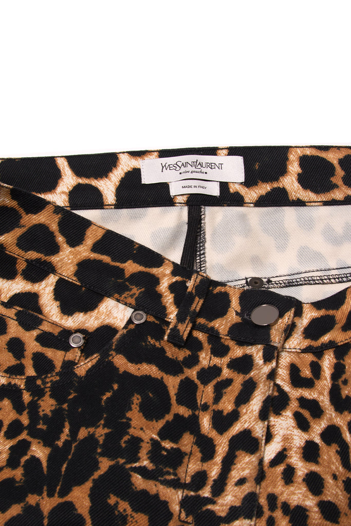 Yves Saint Laurent Tom Ford Leopard Print Pants - irvrsbl