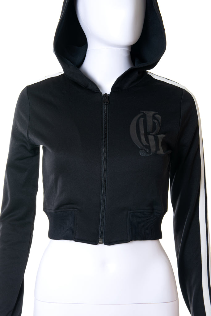 Jean Paul Gaultier Logo Hooded Jacket - irvrsbl