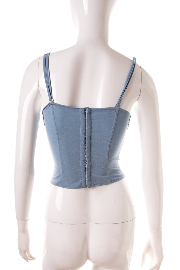 Christian Dior Laceup Bustier Top - irvrsbl