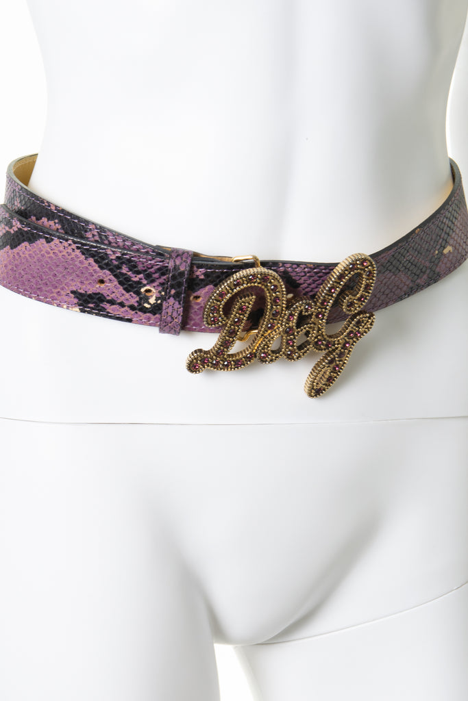 Dolce and Gabbana Logo Belt - irvrsbl