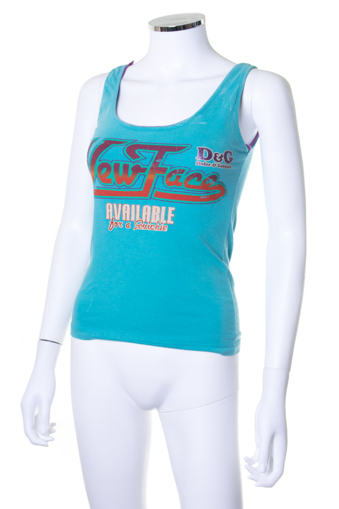 Dolce and GabbanaNew Face Tank Top- irvrsbl