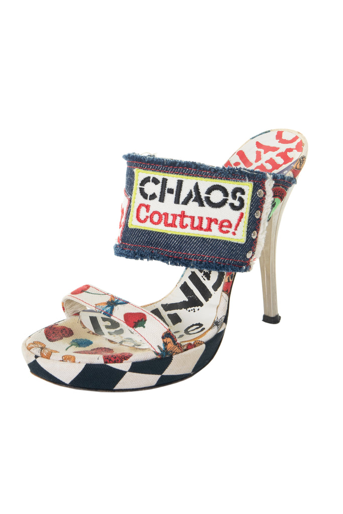Versace Chaos Couture Heels 37 - irvrsbl