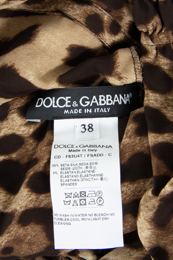 Dolce and GabbanaAnimal Print Dress- irvrsbl