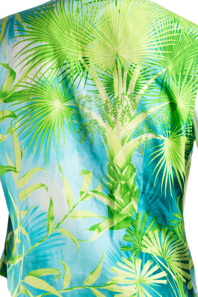 Versace Palm Tree Print Top - irvrsbl