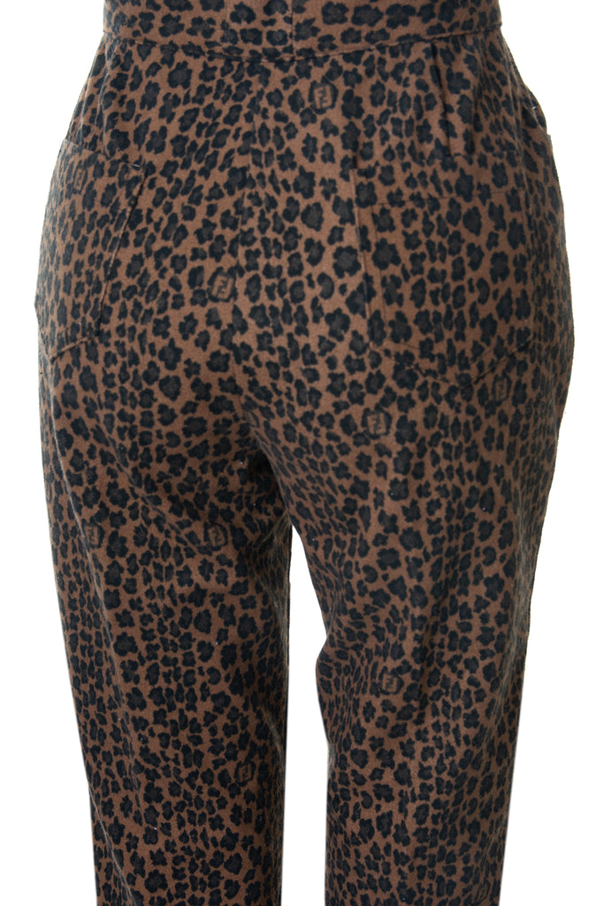 Fendi Leopard Print Pants - irvrsbl