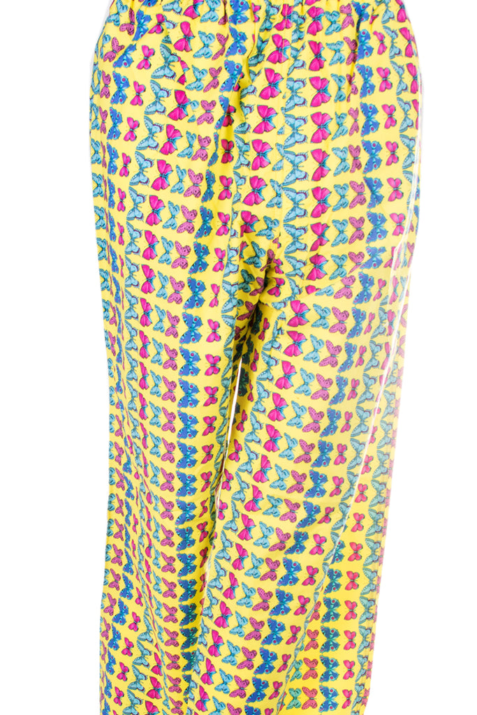 Versace Unisex Butterfly Printed Pants - irvrsbl