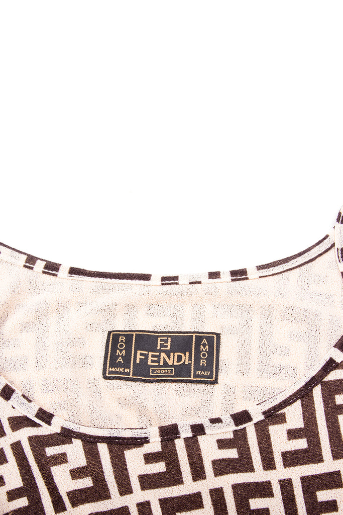 Fendi Monogram Print Dress - irvrsbl