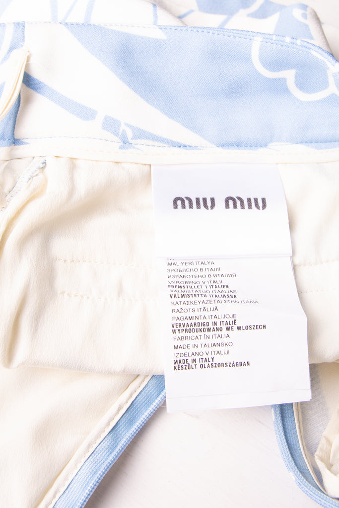 Miu Miu Hawaiian Print Shorts - irvrsbl