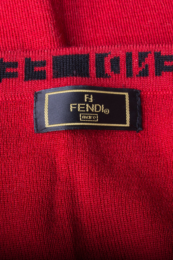 Fendi Logo Print Cardigan - irvrsbl