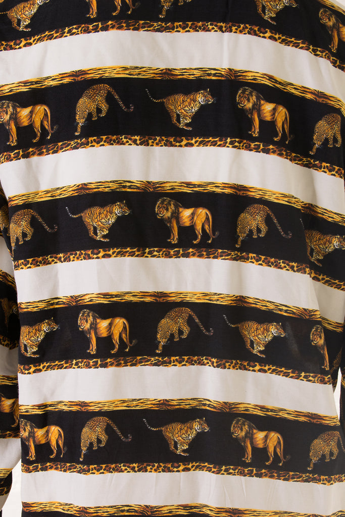 Versace Lion and Tiger Print Shirt - irvrsbl