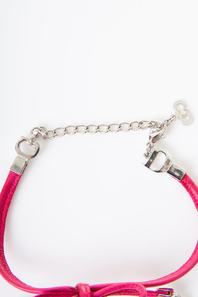 Christian DiorCD Leather Bracelet- irvrsbl