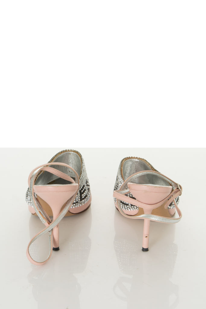 Dolce and GabbanaS/S 2000 Crystal Heels 36- irvrsbl