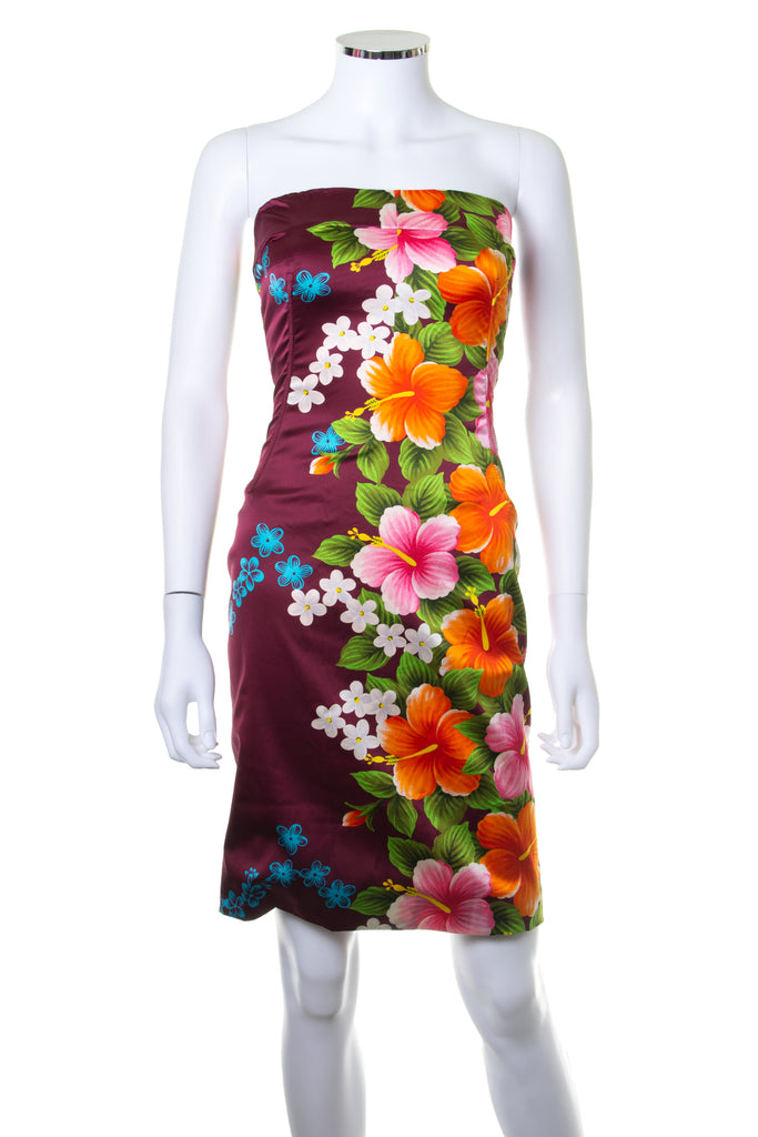 Dolce and Gabbana Floral Bustier Dress - irvrsbl