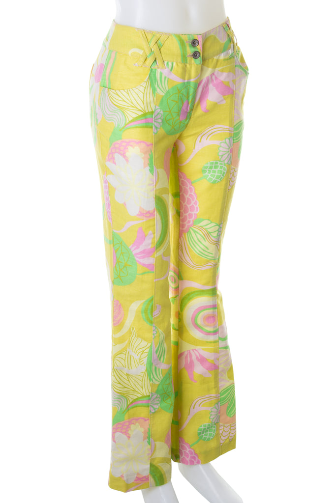 Dolce and Gabbana Neon Floral Pants - irvrsbl