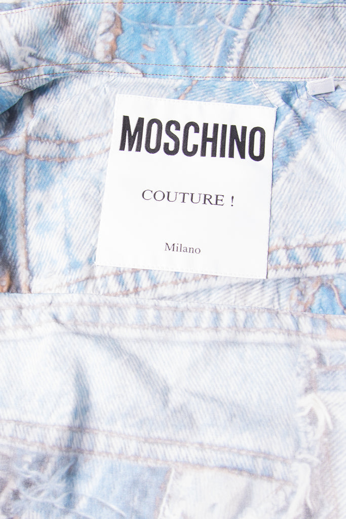 Moschino 2015/2016 Denim Printed Shirt - irvrsbl