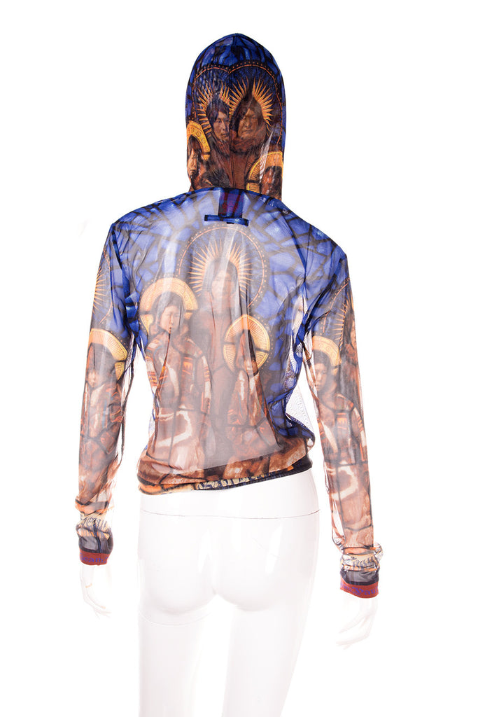 Jean Paul Gaultier Stained Glass Hooded Top - irvrsbl