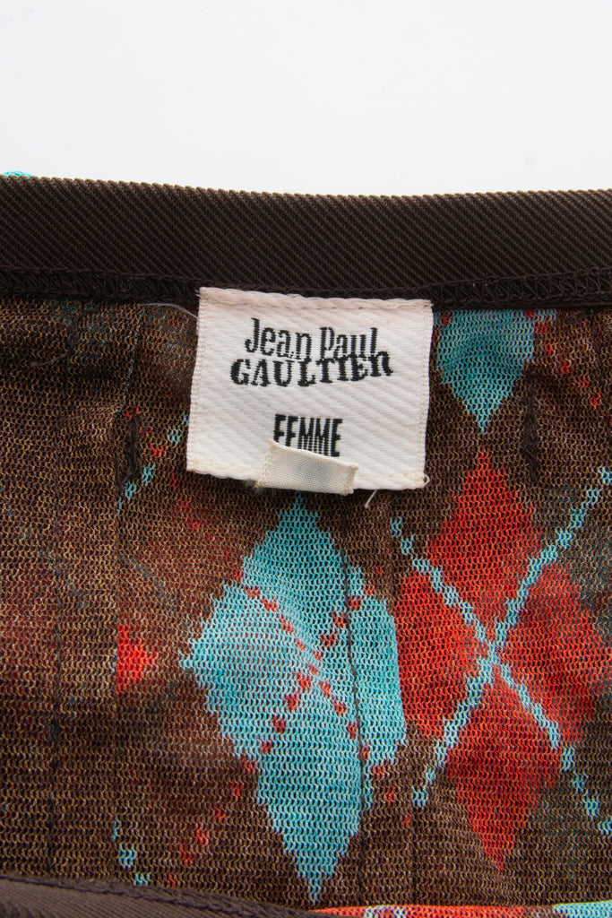 Jean Paul GaultierMesh Skirt- irvrsbl