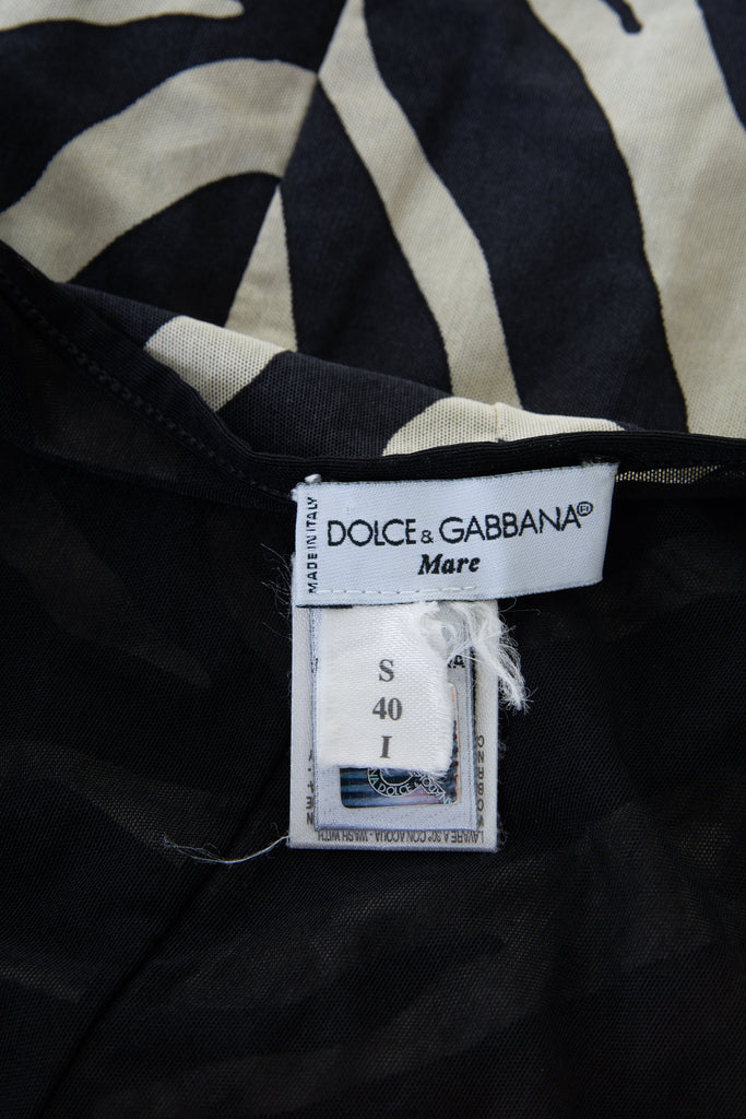Dolce and Gabbana Zebra Print Dress - irvrsbl