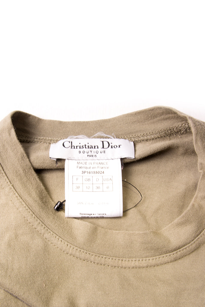 Christian Dior Khaki Tshirt - irvrsbl