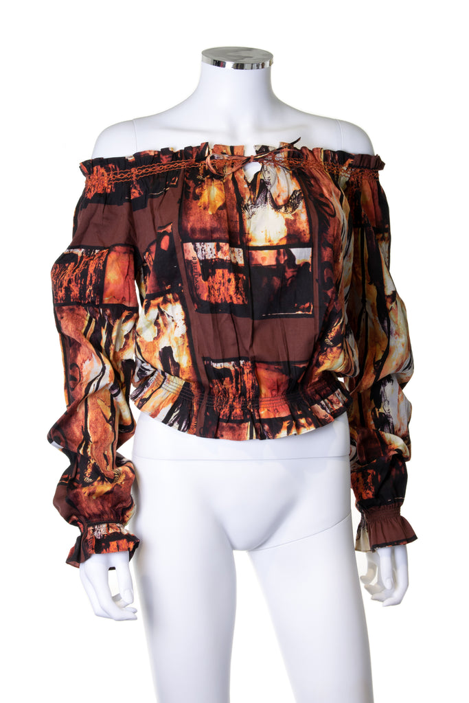 Jean Paul Gaultier Off the Shoulder Top - irvrsbl