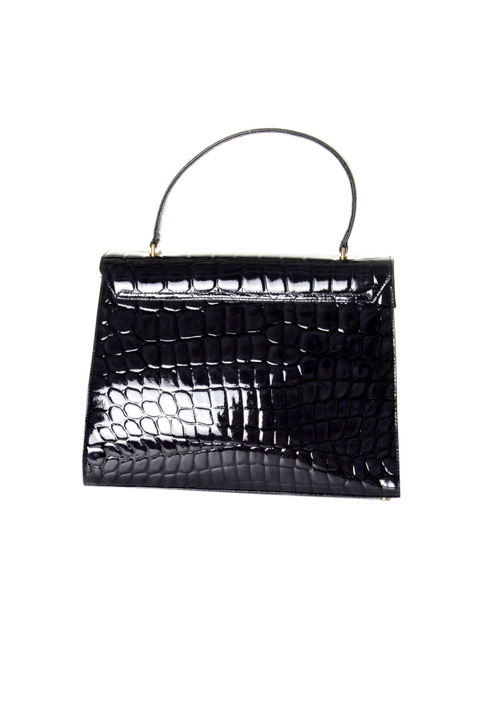 Vivienne Westwood Orb Croc Handbag - irvrsbl