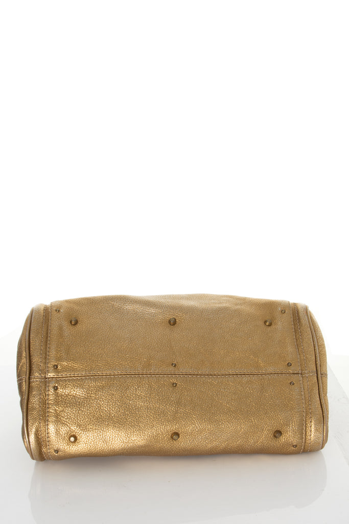 Chloe Paddington Bag in Gold - irvrsbl