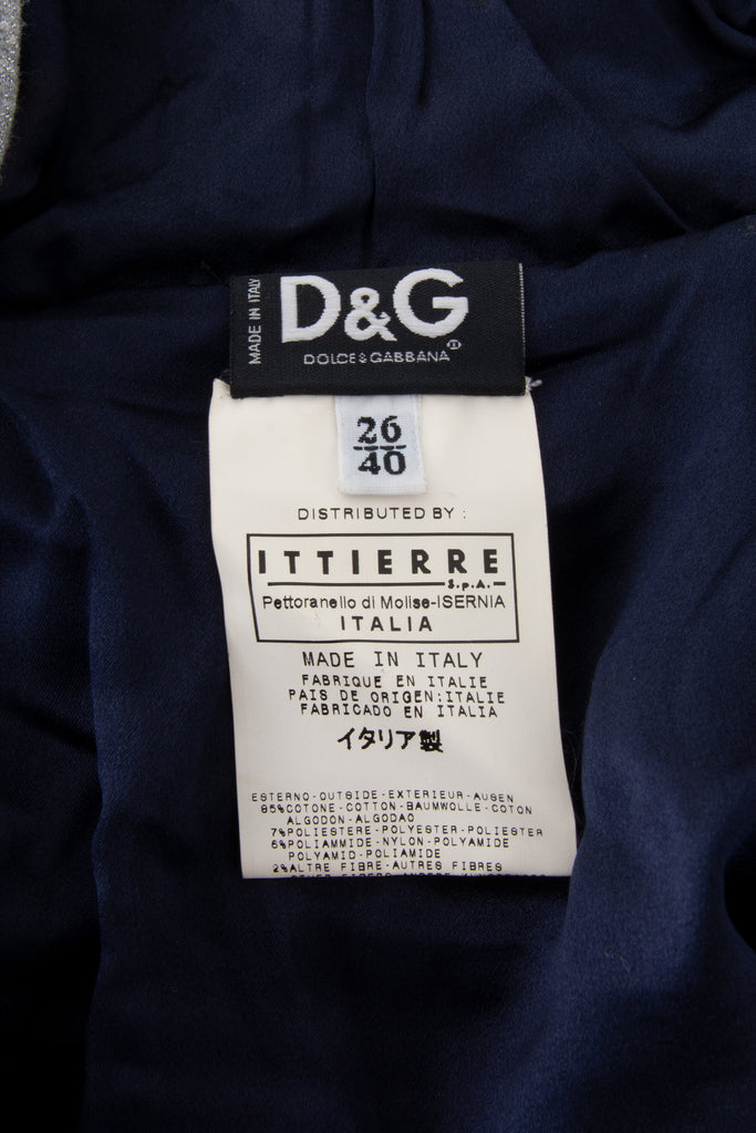 Dolce and Gabbana Glomesh Panel Jacket - irvrsbl