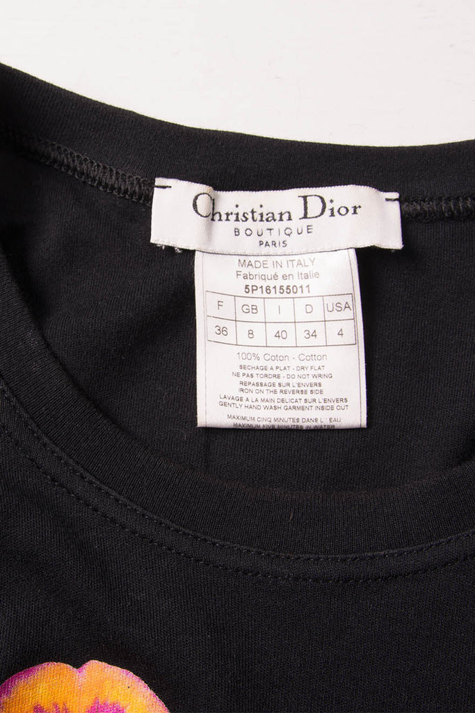Christian Dior Logo Print Tank Top - irvrsbl