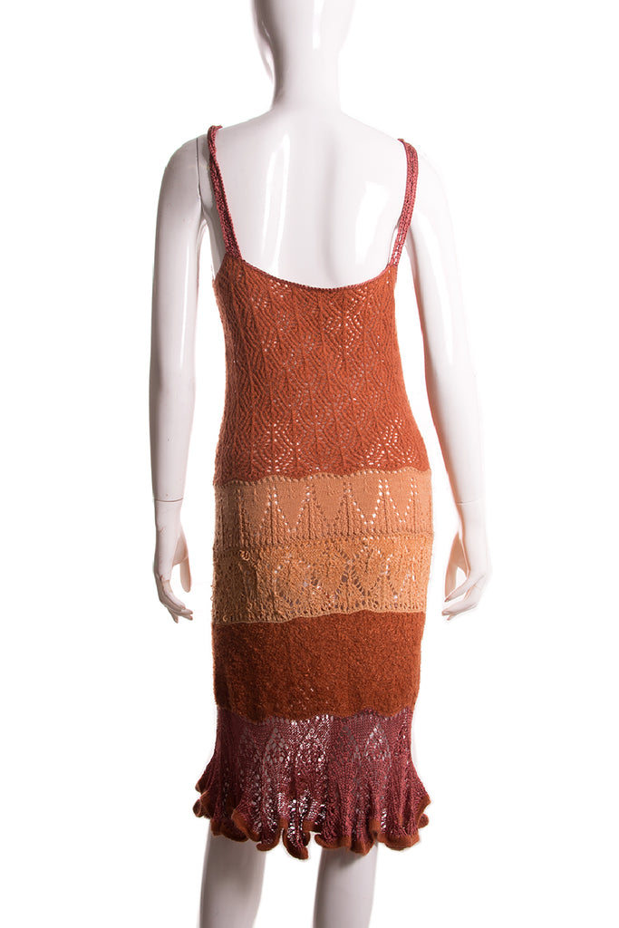 Christian Lacroix Cutout Crochet Dress - irvrsbl