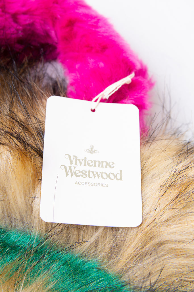 Vivienne Westwood Mini Faux Fur Bag - irvrsbl