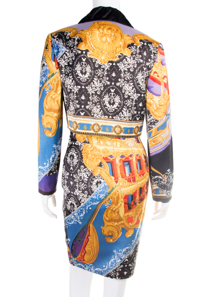 Genny Baroque Print Skirt Suit - irvrsbl