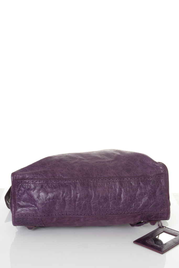 Balenciaga Motorcycle Bag in Purple - irvrsbl