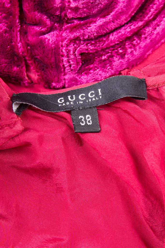 Gucci Tom Ford Silk and Velvet Bustier - irvrsbl