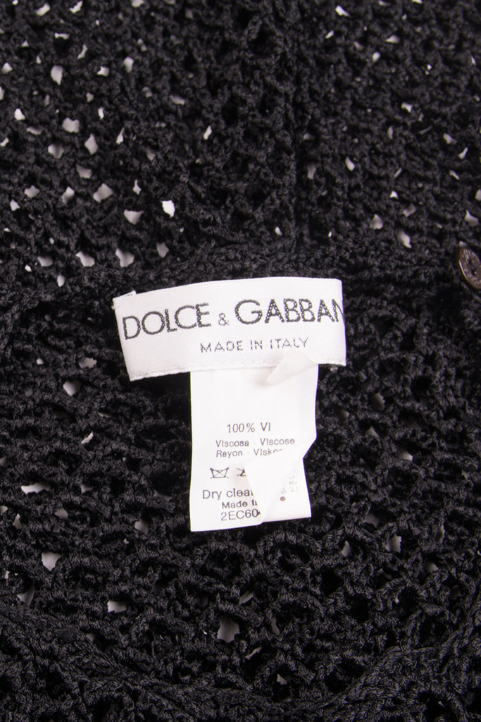 Dolce and Gabbana Fishnet Dress - irvrsbl