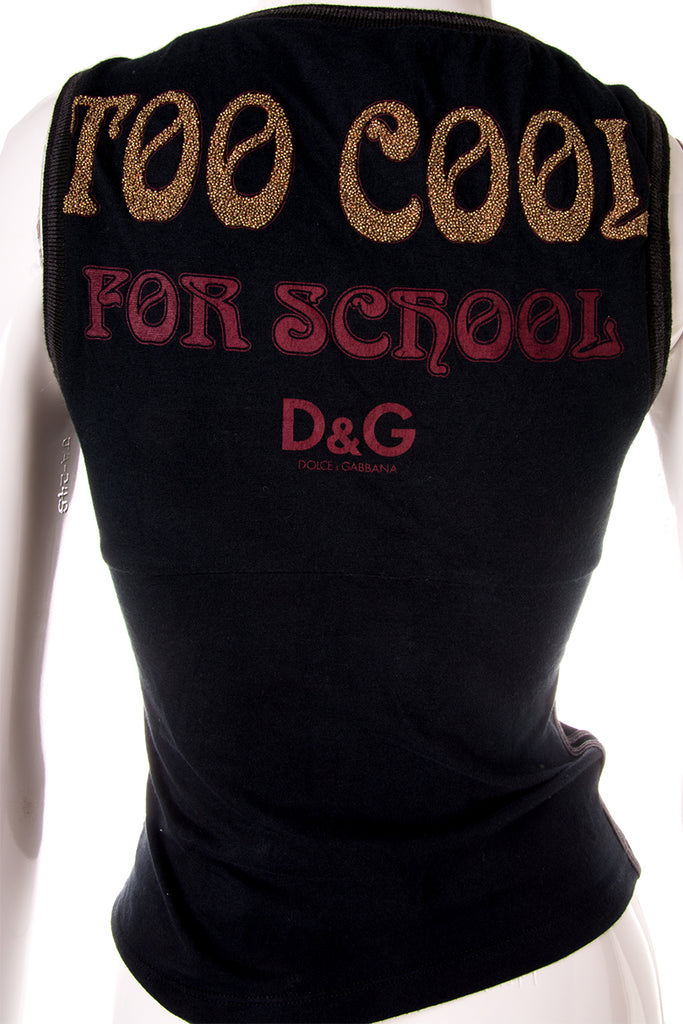 Dolce and Gabbana "Too Cool For School" Top - irvrsbl