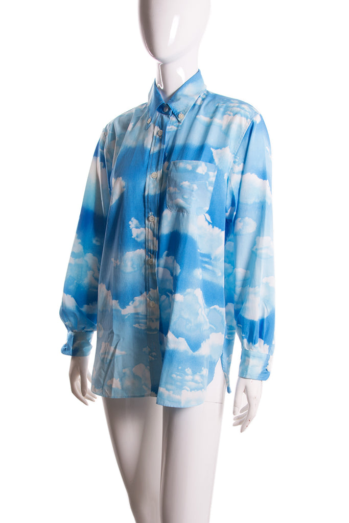 Moschino "Moschino Forever" Cloud Print Shirt - irvrsbl