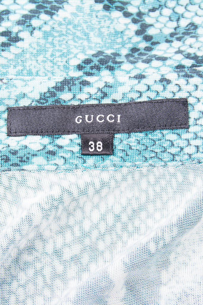 Gucci Tom Ford Python Printed Blouse - irvrsbl