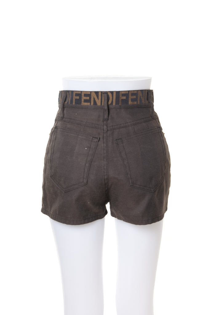 Fendi High Waisted Shorts - irvrsbl