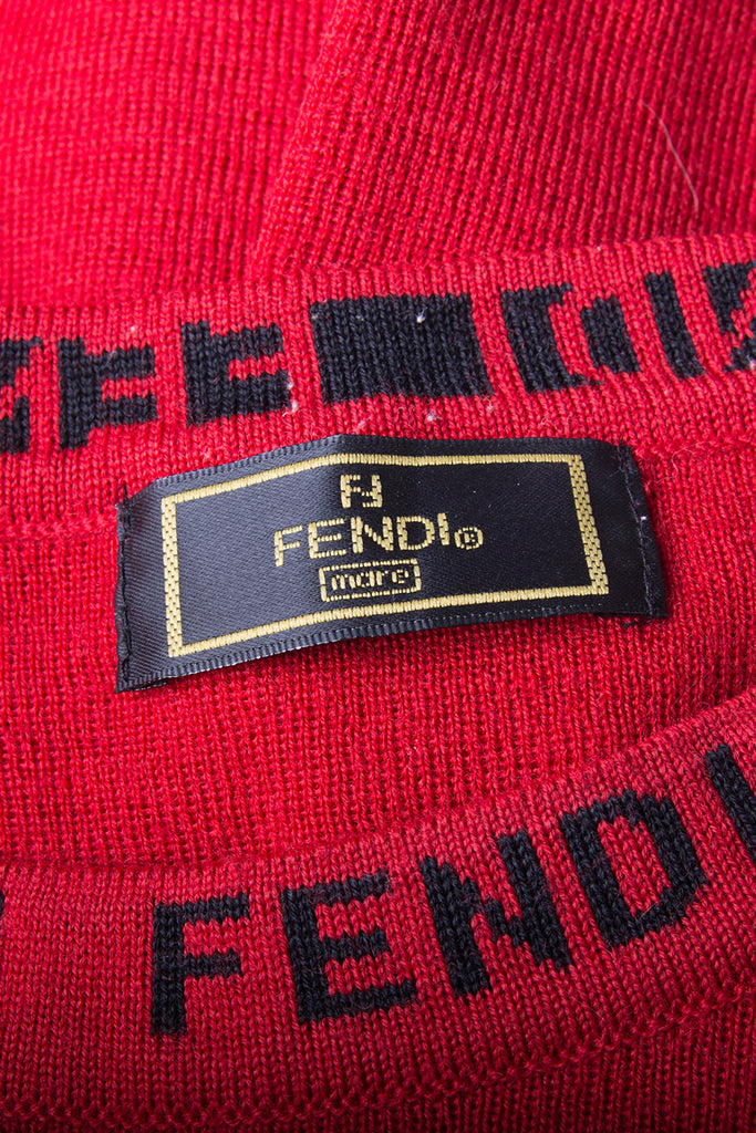 Fendi Logo Print Knit Top - irvrsbl