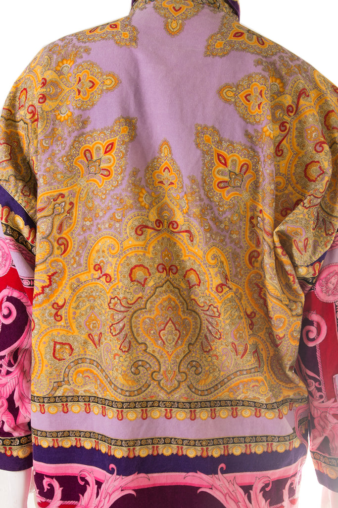 Versace Corduroy Baroque Shirt - irvrsbl