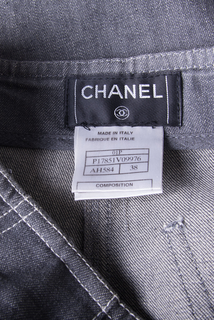 Chanel Rhinestone CC Flare Jeans - irvrsbl