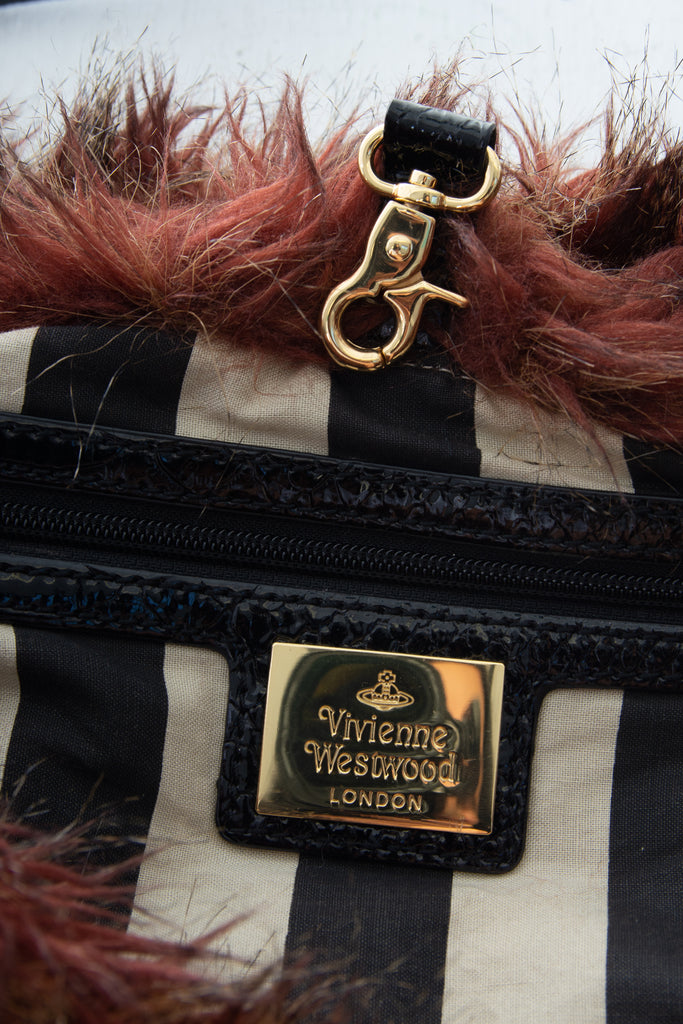 Vivienne WestwoodJumbo Faux Fur Bag- irvrsbl