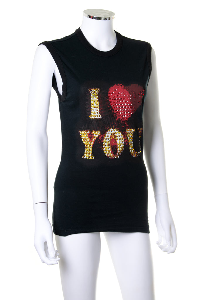 Dolce and Gabbana I Love You Tank Top - irvrsbl