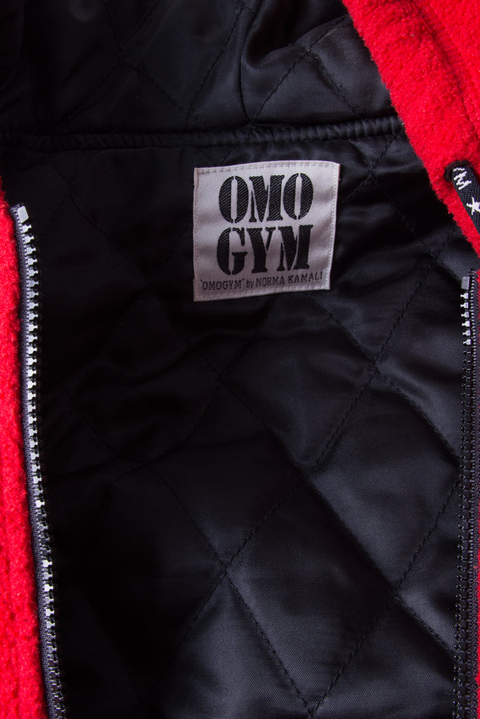 Norma Kamali OMO Gym Fleece Jacket - irvrsbl