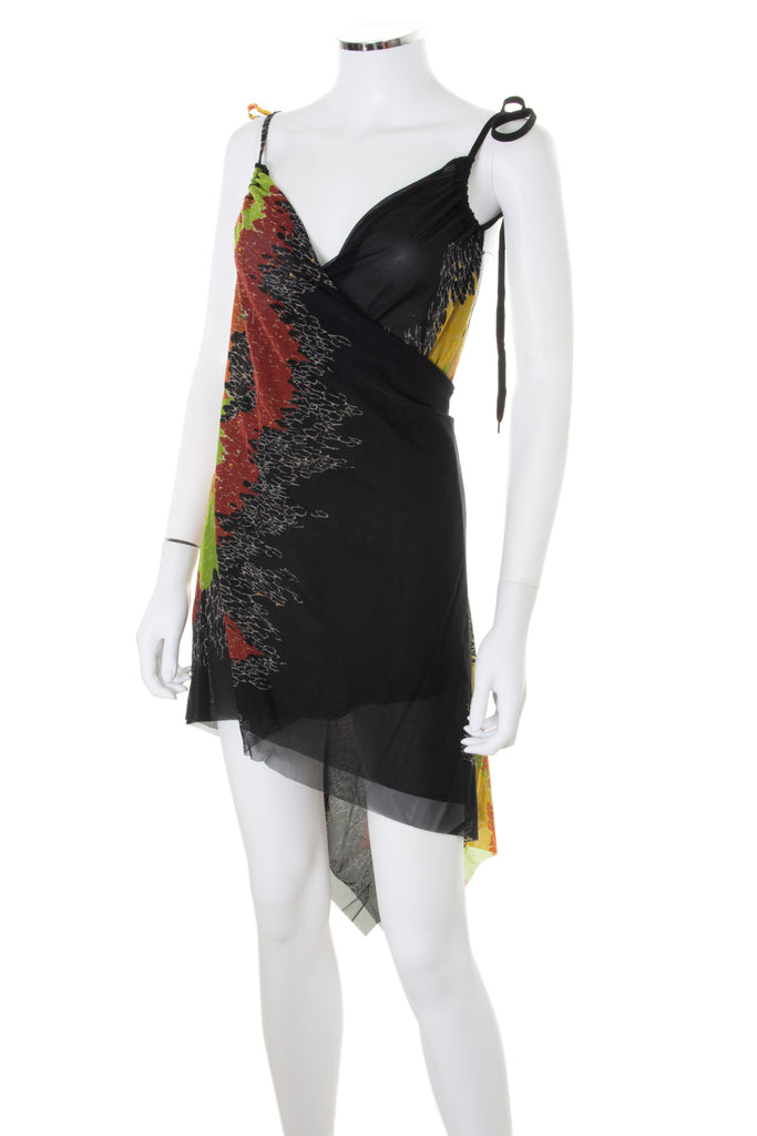 Jean Paul Gaultier Mesh Wrap Dress - irvrsbl