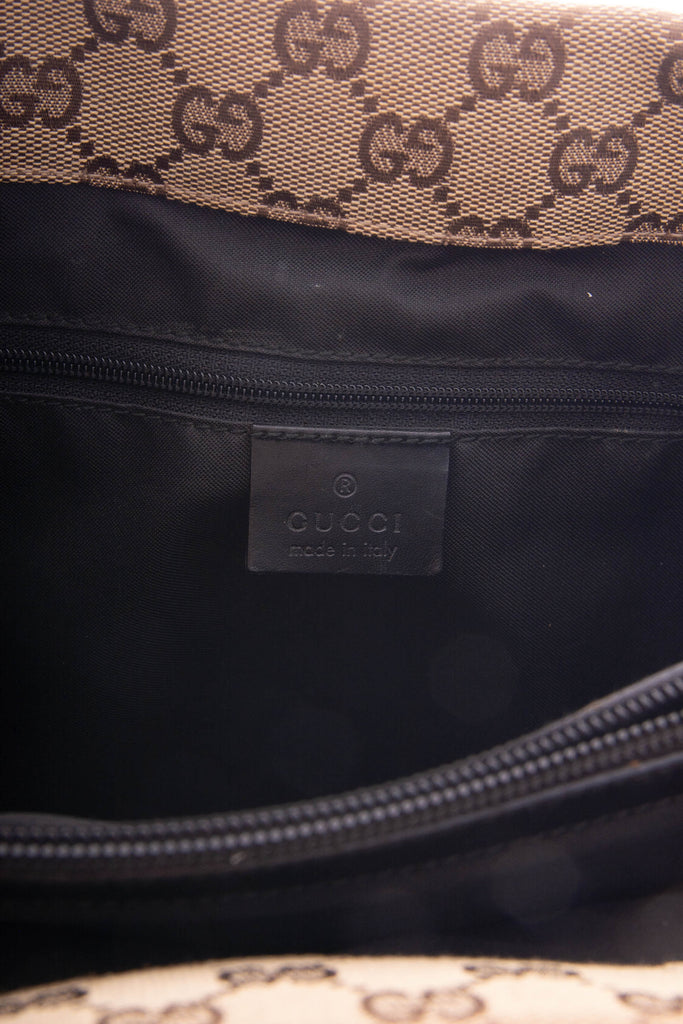 Gucci Monogram Bag with Bamboo Handle - irvrsbl