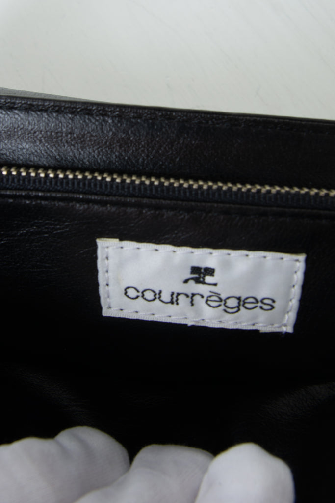 CourregesMonochrome Shoulder Bag- irvrsbl