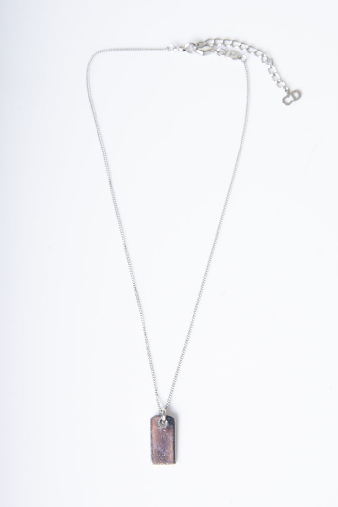 Christian Dior Dog Tag Necklace - irvrsbl