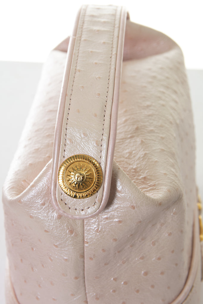 Versace Pink Ostrich Bag - irvrsbl