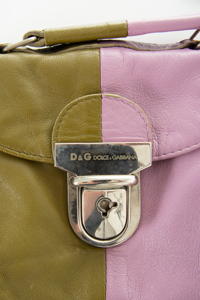 Dolce and GabbanaTwo-Toned Belt Bag- irvrsbl